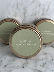 Christmas Travel Tin Candle